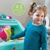 Step2 2-in-1 Toy Box & Art Lid, Kids Toy Storage Bin & Organizer, Easel & Chest in One, Made of Durable Plastic, For Toddlers 2+ Years Old, Mint(Mint)