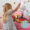 Step2 2-in-1 Toy Box & Art Lid, Kids Toy Storage Bin & Organizer, Easel & Chest in One, Made of Durable Plastic, For Toddlers 2+ Years Old, Mint(Pink)