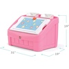 Step2 2-in-1 Toy Box & Art Lid, Kids Toy Storage Bin & Organizer, Easel & Chest in One, Made of Durable Plastic, For Toddlers 2+ Years Old, Mint(Pink)