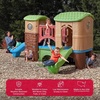 Step2 Clubhouse Climber Playset for Kids, Jungle Gym with Elevated Playhouse, Outdoor Backyard Playground Set, Two Toddler Slides, Ages 2 to 6 Years Old(Climber)