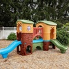 Step2 Clubhouse Climber Playset for Kids, Jungle Gym with Elevated Playhouse, Outdoor Backyard Playground Set, Two Toddler Slides, Ages 2 to 6 Years Old(Climber)