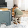 Step2 Harmony Kids Table & Chair Set, Playroom Activity Table for Arts & Crafts, Made of Durable Plastic, for Toddlers 2+ Years Old, Sage Gray(Sage Gray)