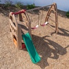 Step2 Naturally Playful Playhouse Climber and Swing Set Extension for Kids, Outdoor Playset with Slide, Two Strap Swings and Secret Playhouse, Durable Plastic, Ages 3 to 8 Years