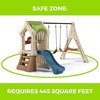 Step2 Play Up Gym Set for Kids, Outdoor Swing Set, Backyard Slide, Swings, Playhouse, & Crawl Space, Two Tier, Easy Set Up, Toddlers Ages 3-6 Years Old(Swing Set)