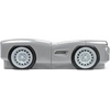 Step2 Roadster Toddler-to-Twin Bed, Transition Race Car Bed for Boys & Girls, Adjustable, Made of Durable Plastic, For Toddlers 3+ Years Old, Gray