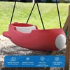 Step2 Rocket Swing for Two, Baby Outdoor Swing, Outside Weather-Resistant Rope, Attach to Playset, for Toddlers 9 Months – 3 Years Old