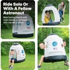 Step2 Space Capsule Swing, Kids Indoor/Outdoor Swing or Playhouse, Backyard Playground Set, Attach to Playset or Tree, for Children 3-8 Years Old