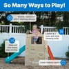 Step2 Woodland Climber II Kids Playset, Ages 2 –6 Years Old, Toddler Slide and Climbing Wall, Outdoor Playground for Backyard, Sturdy Plastic Frame, Easy Set Up(Playset)