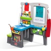 Step2 Great Creations Art Center, Kids Activity Table, Arts & Crafts Desk, Made of Durable Plastic, Includes Bench, For Toddlers 3+ Years Old