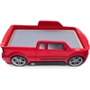 Step2 Turbocharged Twin Size Truck Car Bed, Car Bed for Boys & Girls, Working Headlights & Built-In Storage, Made of Durable Plastic, For Toddlers 3+ Years Old, Vibrant Red(Red Truck)