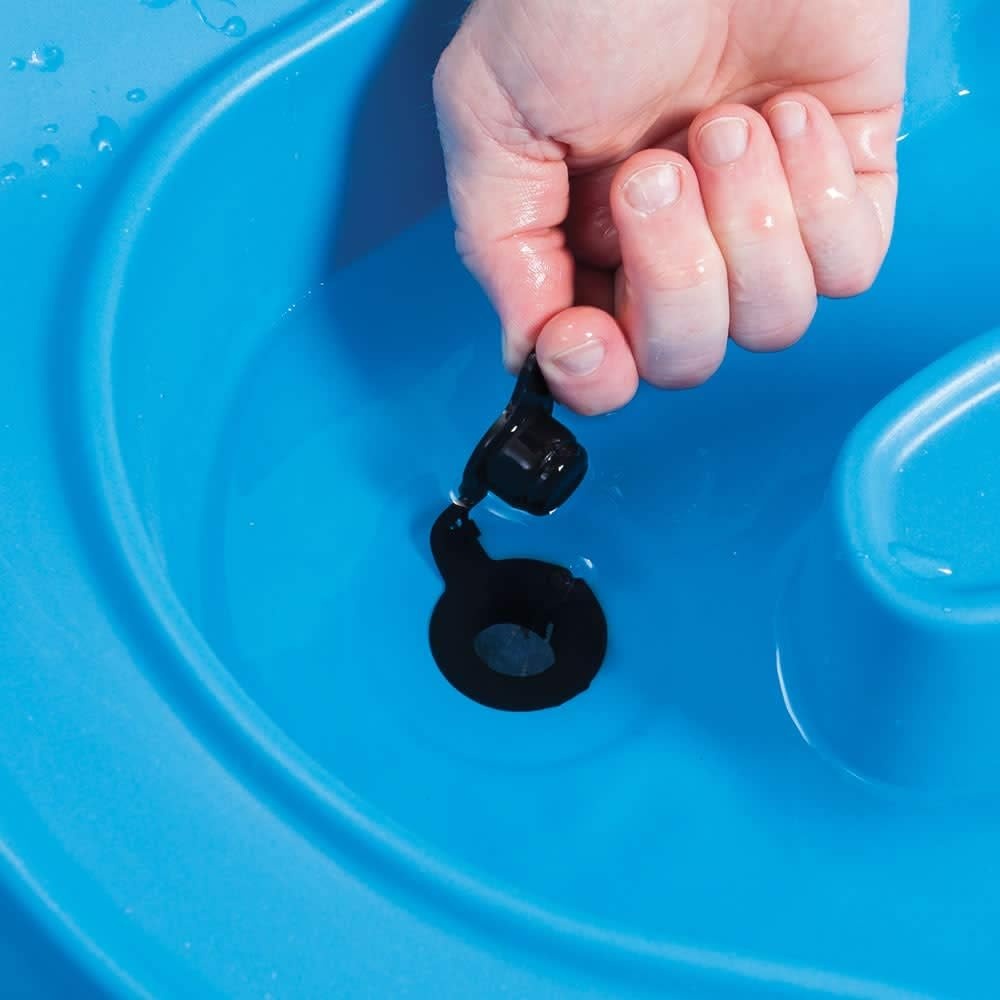 image:imageStep2 Cascading Cove Sand and Water Table Kids Activity Sensory Playset Comes with Umbrella Summer Outdoor Toys 7 Piece Toy Accessories For Toddlers 15 Years OldBlue