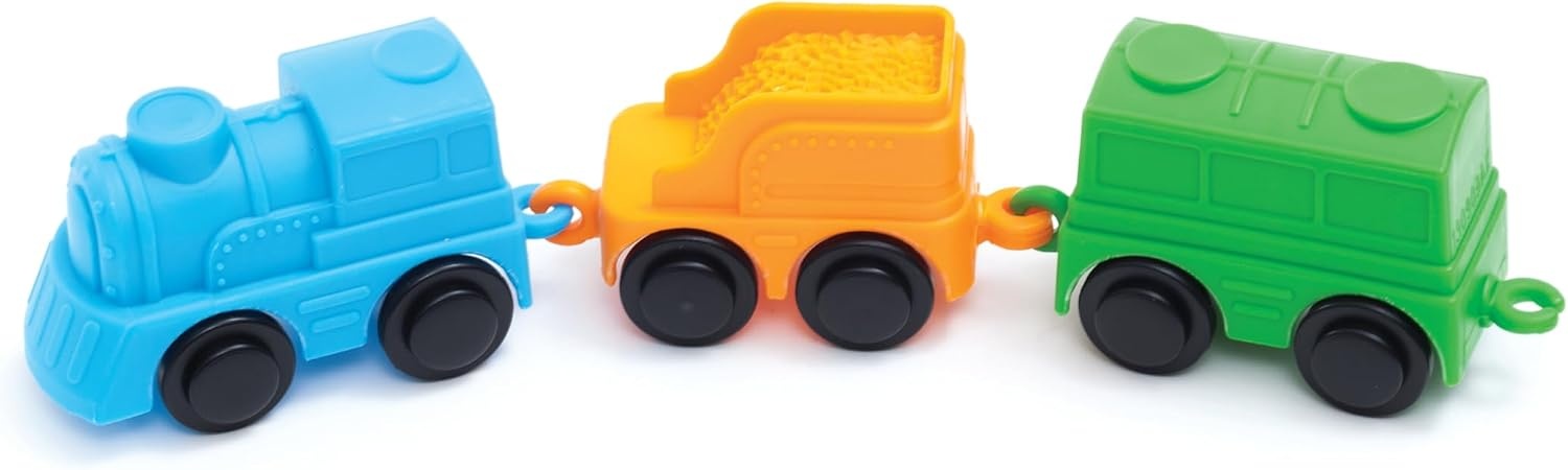 image:imageStep2 Deluxe Canyon Road Train amp Track Table Kids Activity Table for Cars Cover Included Made of Durable Plastic Includes 3Piece Train Set For Toddlers 3 Years Old