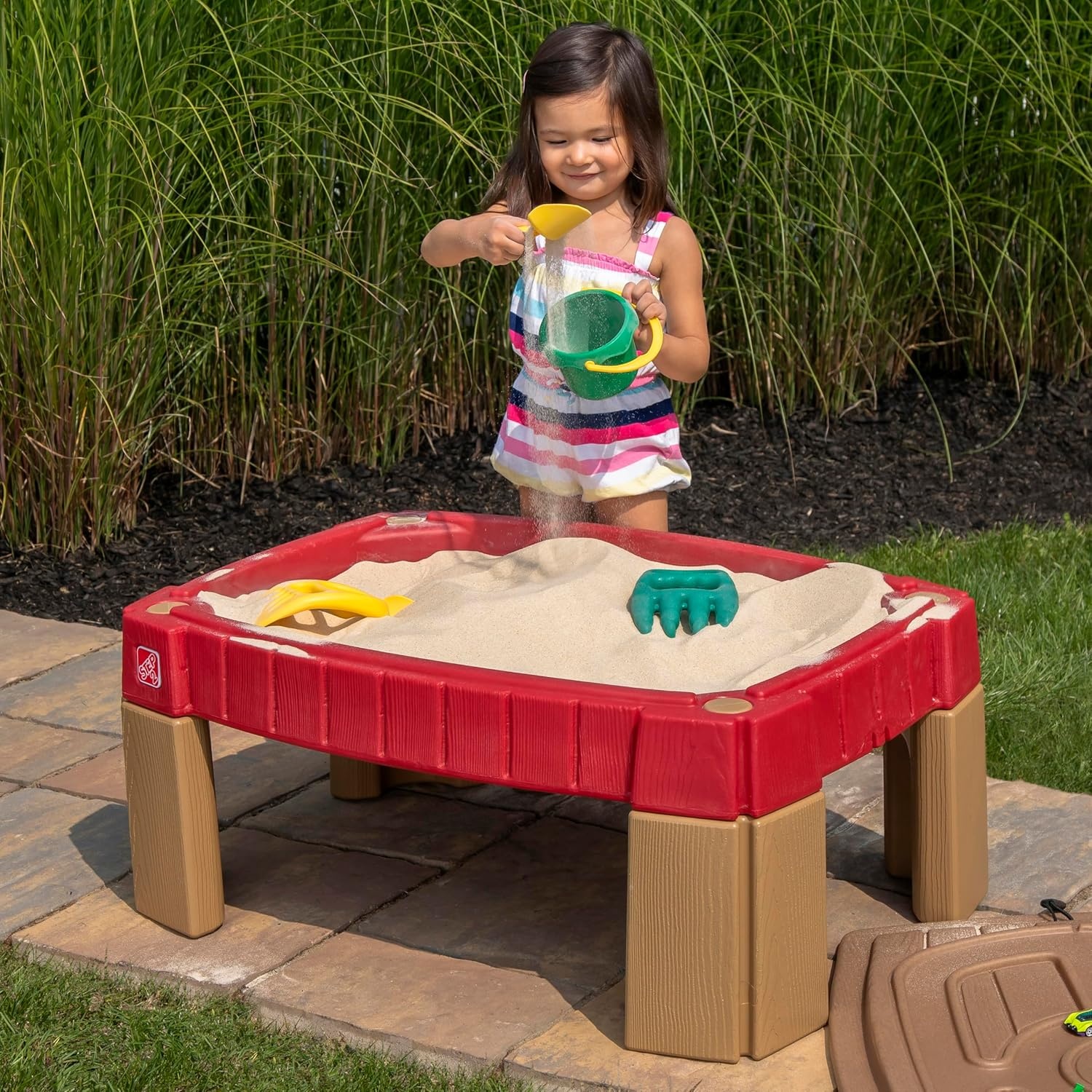 image:imageStep2 Naturally Playful Sand Table Kids Sand Activity Sensory Table 5 Piece Accessory Kit Toddler Summer Outdoor Toys 2 Years Old