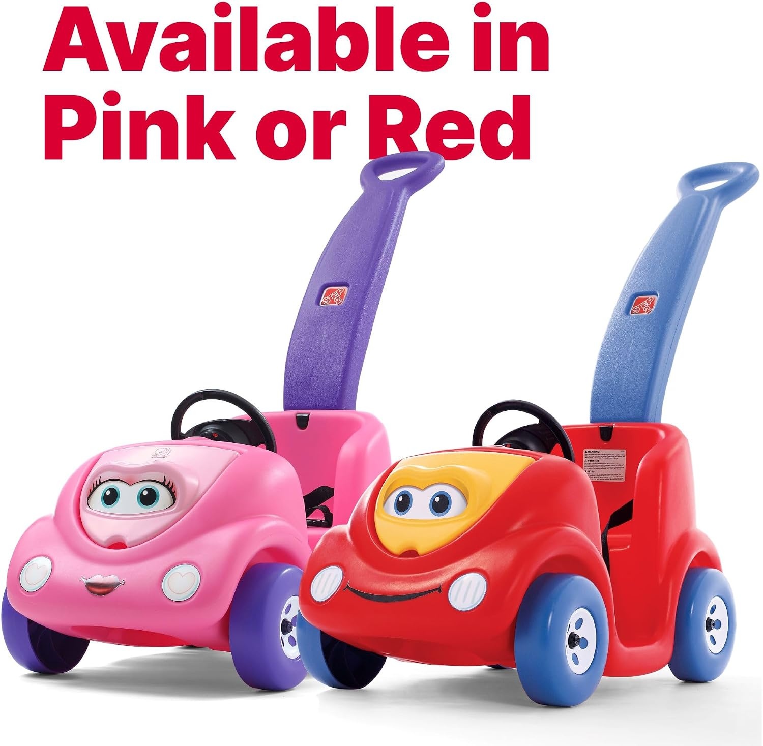 image:imageStep2 Push Around Buggy Kids Push Car Toddler RideOn Toy with Seat Belt and Horn Red Ages 18 MonthsRed