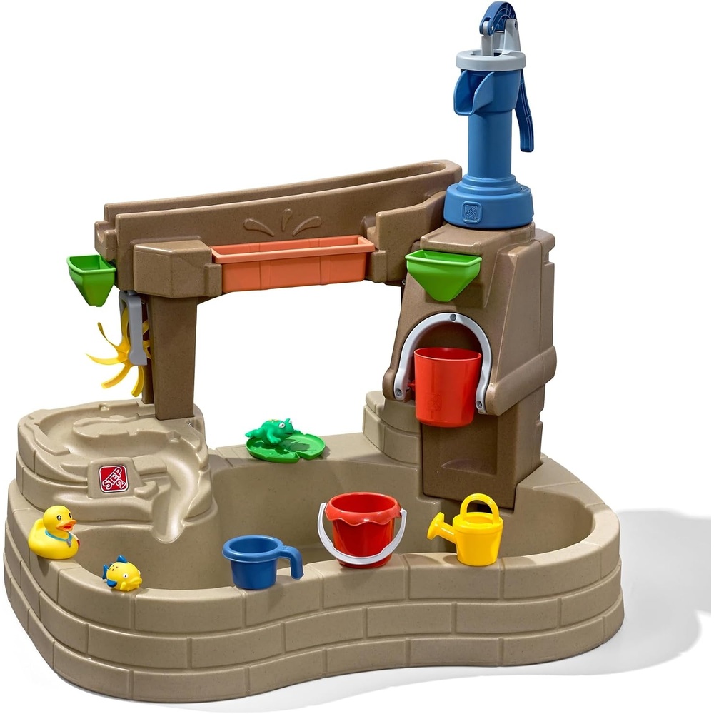 image:imageStep 2 Pump amp Splash Discovery Pond Water Table Kids Water Sensory Activity Pool Summer Outdoor Toys 10 Piece Toy Accessories For Toddlers 2 Years Old