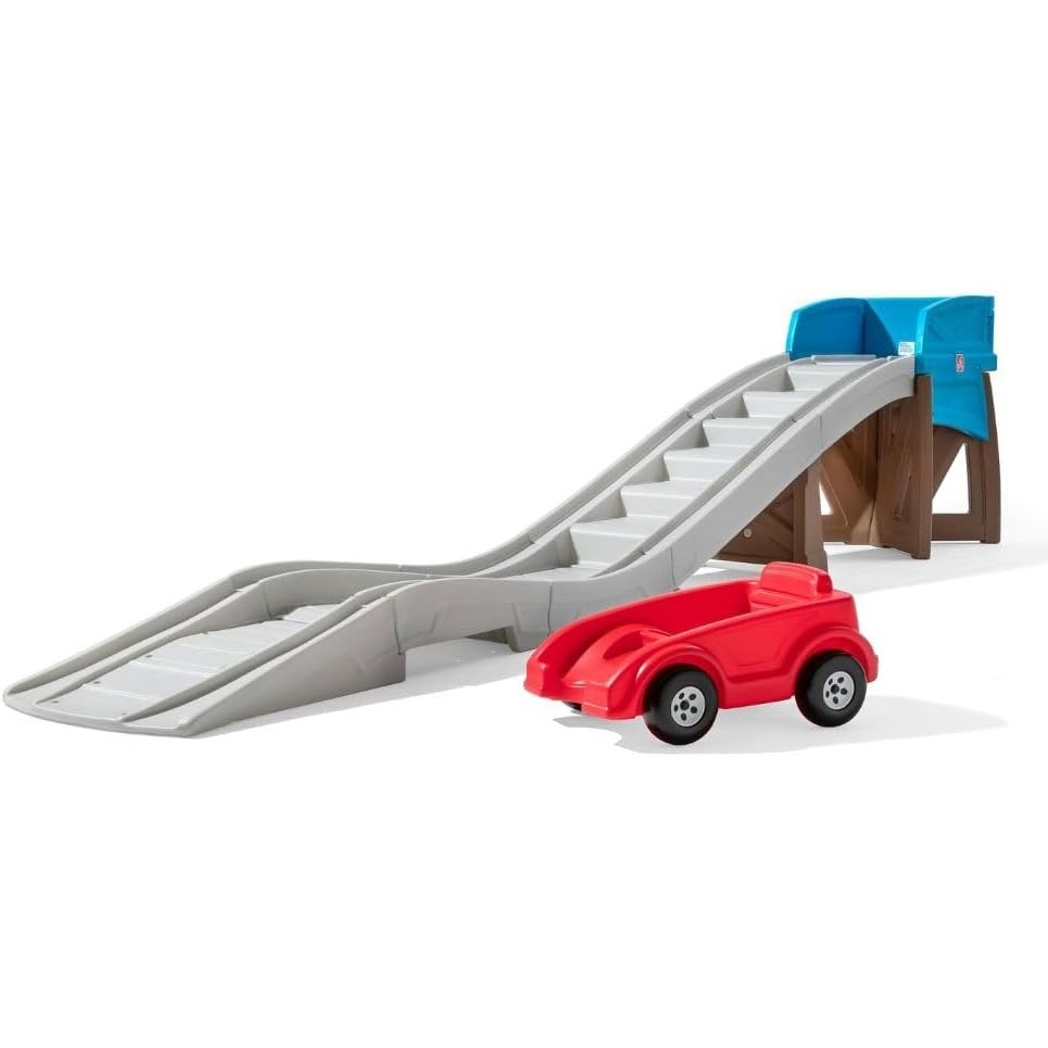 image:imageStep2 Extreme Thrill Coaster Kids Ride On Toy Push Car IndoorOutdoor Roller Coaster amp Playset Made of Durable Plastic Max Weight 75 lbs for Toddlers 3 Years Old