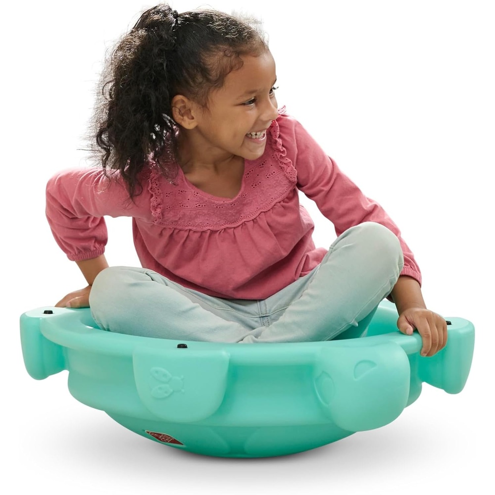 image:imageStep2 Topsy Turtle Rocking Disk and Stepping Stone Balance and Climbing Toy for Kids and Toddlers IndoorOutdoor 18 Months 3 Years Mint