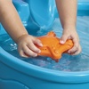 Step 2 Spill & Splash Seaway Water Table for Kids, Two-Tier Outdoor Kids Water Sensory Table with Umbrella, Ages 1.5+ Years Old, 11 Piece Water Toy Accessories(Multi-color)