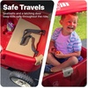 Step2 All Around Canopy Wagon, Kids Ride On Toy, Stroller Substitute, Includes Seat Belts, Made of Durable Plastic, Max Weight 75 lbs., For Toddlers 1.5-5 Years Old