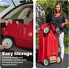 Step2 All Around Canopy Wagon, Kids Ride On Toy, Stroller Substitute, Includes Seat Belts, Made of Durable Plastic, Max Weight 75 lbs., For Toddlers 1.5-5 Years Old