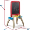 Step2 All Around Easel for Two, Kids Activity Table, Double-Sided Art Board, Made of Durable Plastic, Includes 94-Piece Soft Foam Magnets, For Toddlers 3+ Years Old