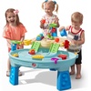 Step2 Ball Buddies Adventure Center Water Table for Kids, Indoor and Outdoor Kids Water Sensory Table Pool, Ages 1.5+ Years Old, 23 Piece Water Toy Accessories, Blue