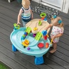 Step2 Ball Buddies Adventure Center Water Table for Kids, Indoor and Outdoor Kids Water Sensory Table Pool, Ages 1.5+ Years Old, 23 Piece Water Toy Accessories, Blue