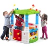 Step2 Crazy Maze Toddler Ball Pit, Kids Playhouse, Indoor/Outdoor Playset, Interactive Play with Sounds, Includes 20 Colorful Balls, Made of Durable Plastic, For Toddlers 1.5+ Years Old(Green Roof)