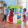 Step2 Crazy Maze Toddler Ball Pit, Kids Playhouse, Indoor/Outdoor Playset, Interactive Play with Sounds, Includes 20 Colorful Balls, Made of Durable Plastic, For Toddlers 1.5+ Years Old(Green Roof)