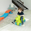Step2 Dino Dash Kids Push Car, Foot Powered Ride On Toy, Practice Balance with 4 Wheels, Track Not Included, Made of Durable Plastic, Max Weight 50 lbs., for Toddlers 2-5 Years Old, Green(Dinosaur)