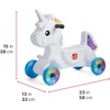 Step2 Dino Dash Kids Push Car, Foot Powered Ride On Toy, Practice Balance with 4 Wheels, Track Not Included, Made of Durable Plastic, Max Weight 50 lbs., for Toddlers 2-5 Years Old, Green(Unicorn)