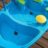 Step2 Fiesta Cruise Sand & Water Table with Umbrella, Kids Activity Sensory Playset, Summer Outdoor Toys, 10 Piece Water Toy Accessories, for Toddlers 2+ Years Old(Umbrella)