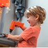 Step2 Handyman Kids Workbench, Indoor/Outdoor Tool Bench for Children, Interactive Play with Sounds, Made of Durable Plastic, Includes 35 Piece Toy Accessories, For Toddlers 3+ Years Old