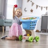 Step2 Little Helper’s Shopping Cart for Kids, Play Grocery Cart, Made of Durable Plastic, for Toddlers 2+ Years Old, Blue(Blue)