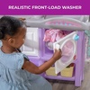 Step2 Love & Care Deluxe Baby Doll Nursery Playset for Kids, Compact Changing Station & Crib, Made of Durable Plastic, Includes Toy Accessories, For Toddlers 2-6 Years Old, Pink(Lavender)