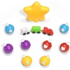 Step2 My First Christmas Tree, Kids Interactive Holiday Toy, 12 Colorful Plastic Ornaments to Decorate, Mini Train Set Circles the Skirt, Made of Durable Plastic, For Toddlers 1.5+ Years Old(Opaque Ornaments)