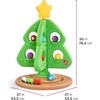 Step2 My First Christmas Tree, Kids Interactive Holiday Toy, 12 Colorful Plastic Ornaments to Decorate, Mini Train Set Circles the Skirt, Made of Durable Plastic, For Toddlers 1.5+ Years Old(Opaque Ornaments)