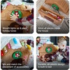 Step2 My First Gingerbread House, Kids Interactive Christmas Holiday Toy, Lights Up and Plays Music, Includes 20 Accessories, For Toddlers 1+ Years Old