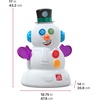 Step2 My First Snowman, Kids Holiday Decorative Christmas Toy, 15-Piece Accessory Kit, Lights and Sounds, Toddlers 18-Months+
