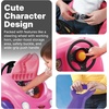 Step2 Push Around Buggy Kids Push Car, Toddler Ride-On Toy with Seat Belt and Horn, Red, Ages 18 Months+(Pink)