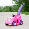 Step2 Push Around Buggy Kids Push Car, Toddler Ride-On Toy with Seat Belt and Horn, Red, Ages 18 Months+(Pink)