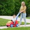 Step2 Push Around Buggy Kids Push Car, Toddler Ride-On Toy with Seat Belt and Horn, Red, Ages 18 Months+(Red)