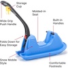 Step2 Push Around Sled, Kids Ride On Toy & Outdoor Snow Toboggan, Made of Durable Plastic, Max Weight 40 lbs., for Toddlers 1.5-3 Years Old, Blue