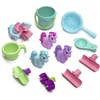 Step2 Rain Showers Splash Pond Water Table for Kids with Cover, Toddler Outdoor Sensory Playset, 13 Accessories, Blue and Green, Ages 18 Months+(Rain Showers & Unicorns)