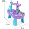 Step2 Rain Showers Splash Pond Water Table for Kids with Cover, Toddler Outdoor Sensory Playset, 13 Accessories, Blue and Green, Ages 18 Months+(Rain Showers & Unicorns)