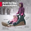 Step2 Snow Runner, Kids Ride On Toy & Outdoor Snow Sled & Toboggan, Fits 2 Riders, Made of Durable Plastic, Max Weight 120 lbs., for Toddlers 3-6 Years Old, Tan & Green