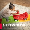 Step2 Up & Down Roller Coaster Kids Ride On Toy, Push Car, Indoor/Outdoor Playset, Made of Durable Plastic, Max Weight 50 lbs., for Toddlers 2-5 Years Old, Gray & Blue(Red)