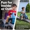 Step2 Up & Down Roller Coaster Kids Ride On Toy, Push Car, Indoor/Outdoor Playset, Made of Durable Plastic, Max Weight 50 lbs., for Toddlers 2-5 Years Old, Gray & Blue(Gray & Blue)