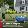 Step2 Wagon for Two Plus, Kids Ride On Toy, Stroller Substitute, Includes Seat Belts, Made of Durable Plastic, Max Weight 75 lbs., For Toddlers 1.5-5 Years Old, Denim Blue