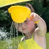 Step2 Waterpark Wonders Two Tier Water Table, Kids Water Activity Sensory Playset with Umbrella, Garden Hose Sprinkler Attachment, 11 Piece Accessories, Outdoor Summer Toy, Ages 18 Months+, Blue
